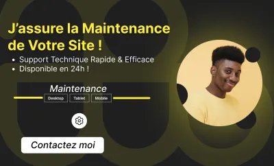 Je vais assurer la Maintenance et le Support Technique de Votre Site en 24h